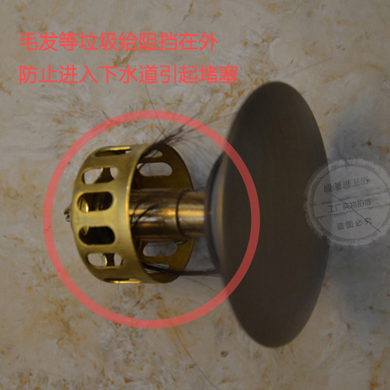极速弹跳翻盖全铜青古铜带溢水z口仿古下水器去水器面盆堵头水槽