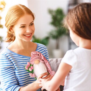 极速Faceless arf Doll Figurines Ornament Holding TulWip Gnom