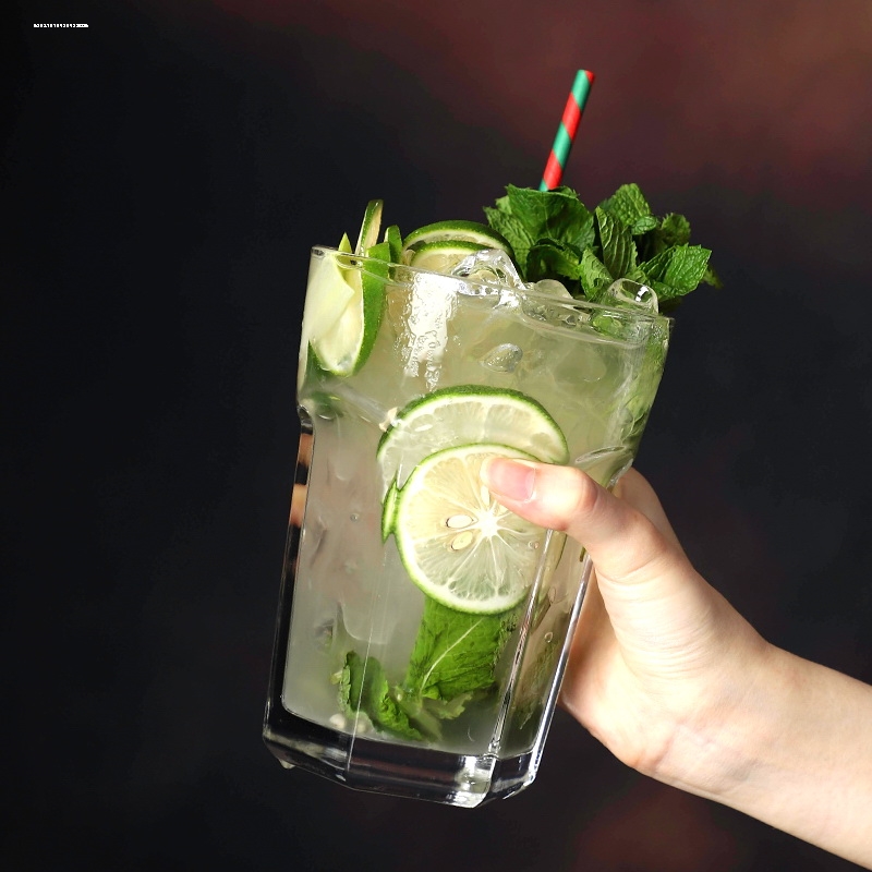 极速玻璃杯鸡尾酒杯调酒杯海波y创意饮品杯高颜值ins风酒吧莫吉托