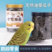 新品 鹦鹉饲料瓜子鸟粮食油葵瓜子零E食虎皮小瓜子训练专用鹦鹉零