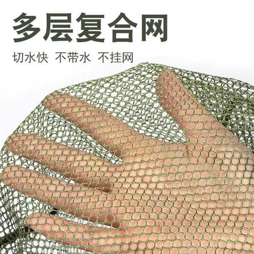 极速超轻超硬铝j镁合金大物捞网杆捞网折叠网头捞鱼网抄鱼网套装