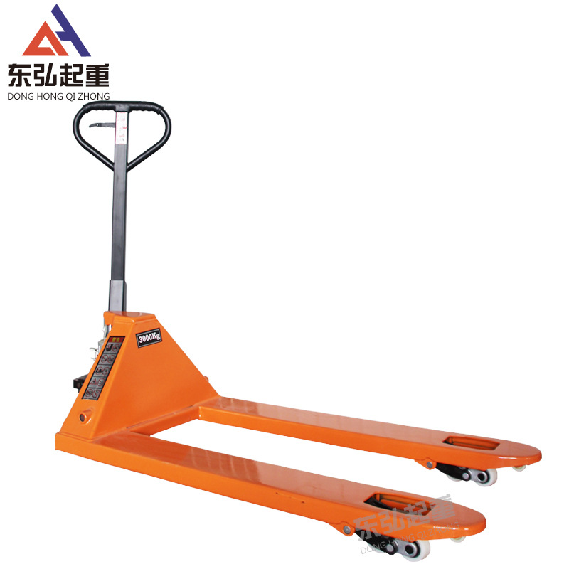 极速手动叉车地牛k搬运车手拉1吨2t3吨商超拖板车货物搬运手动液