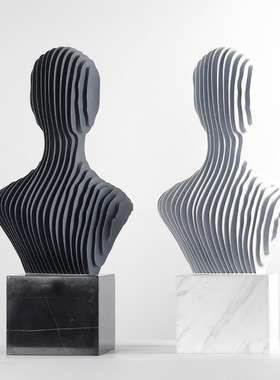 极速抽象人物雕塑创意软装饰品酒店大堂装L置艺术品样板房大型铁