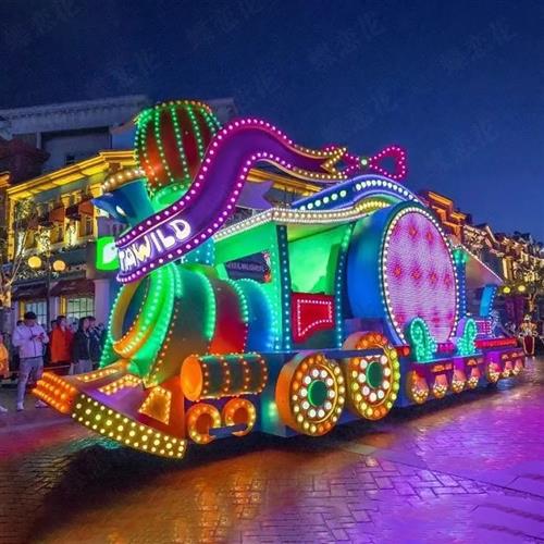 杂耍表演花车巡游商业活动展览车多功能花车元宵节移动宣传彩车