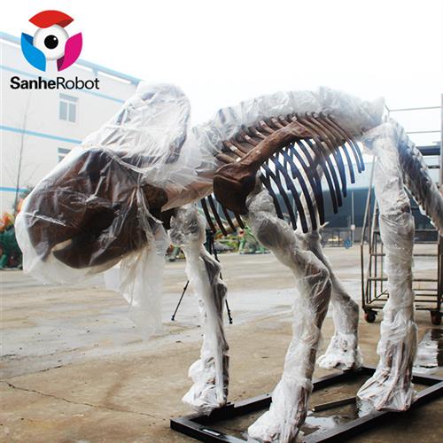 自贡仿真恐龙化石定制工厂剑龙化石骨架造型逼真自贡厂家制作