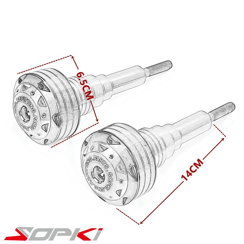 适用于春风675SR-R改装防摔球车身保险护杠防摔U胶铝合金保护配件