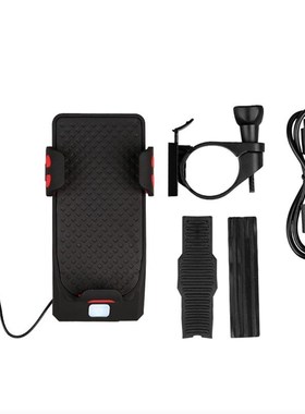 2000mAh/4000mAh 4 in s1 Bicycle Front Lights USB Bike Horn P