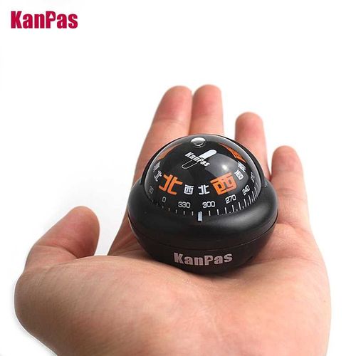 ll行驶刻度指南o球汽车摆件车载式指南针高精度车用指北