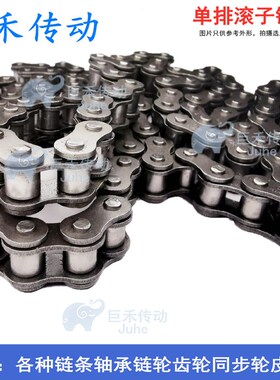 工业链条 28A-1/单排/短节距滚子链D条 1.6寸单排链条 1.6寸链条