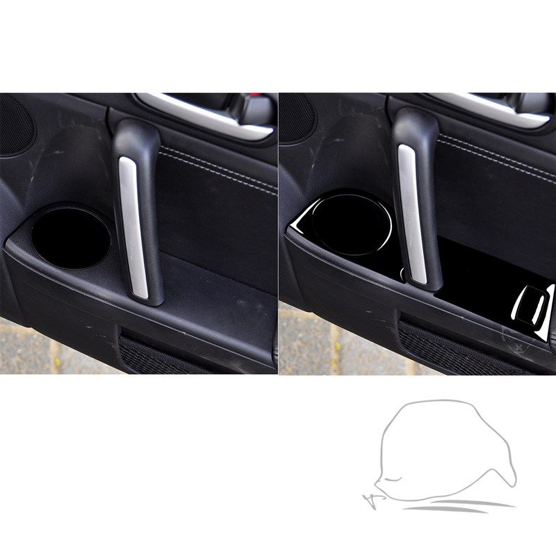 适用于2009-2015马自达vMX5NC车门扶手面板钢琴黑汽车内饰改装配