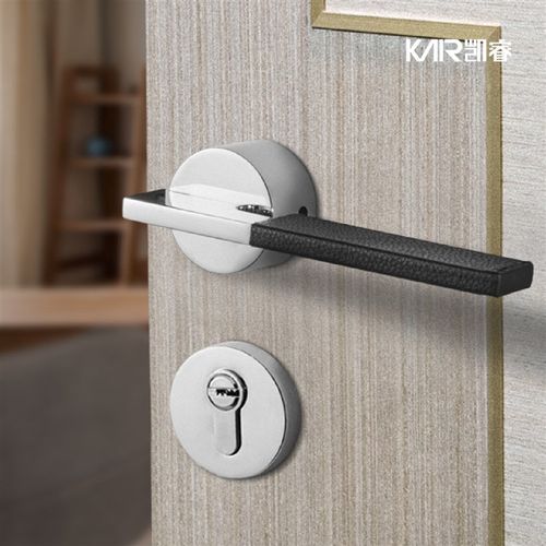 凯睿门锁室内卧室l房门锁北欧静音门锁现代简约卫生间实木门分体