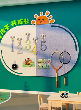 毛毡板墙贴面幼儿园环境创材料A成品主题文化画室布置美术教室装