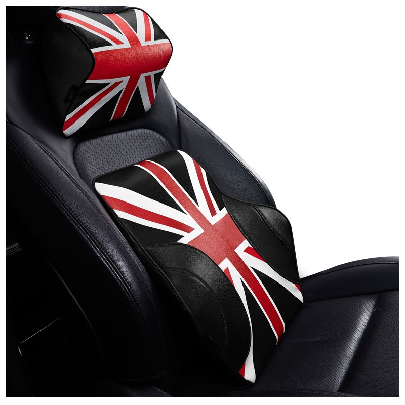 汽车用品座椅靠背垫汽车腰靠 卡通护腰垫支M撑靠垫记忆棉按摩腰靠