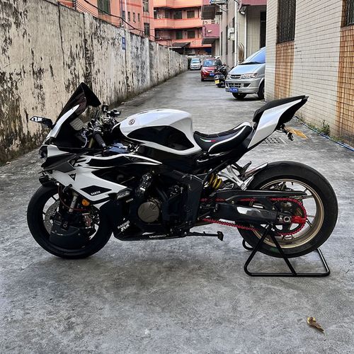 适用钱江a赛800赛600RS改装件 改R1后尾总成 可带人坐垫 后驼峰