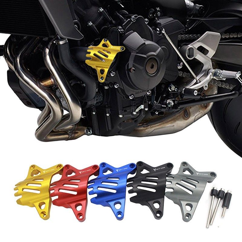 适用雅马哈MT09改装水泵保护盖Tracer900GT XSOR900 FZ09摩托配件