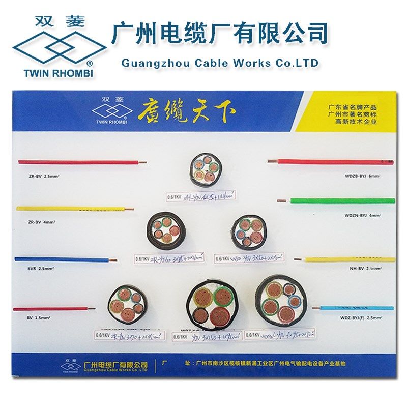 双菱电线电缆BV1.5 2.5 4 6平方国标阻燃单芯单U股纯铜芯家装硬线