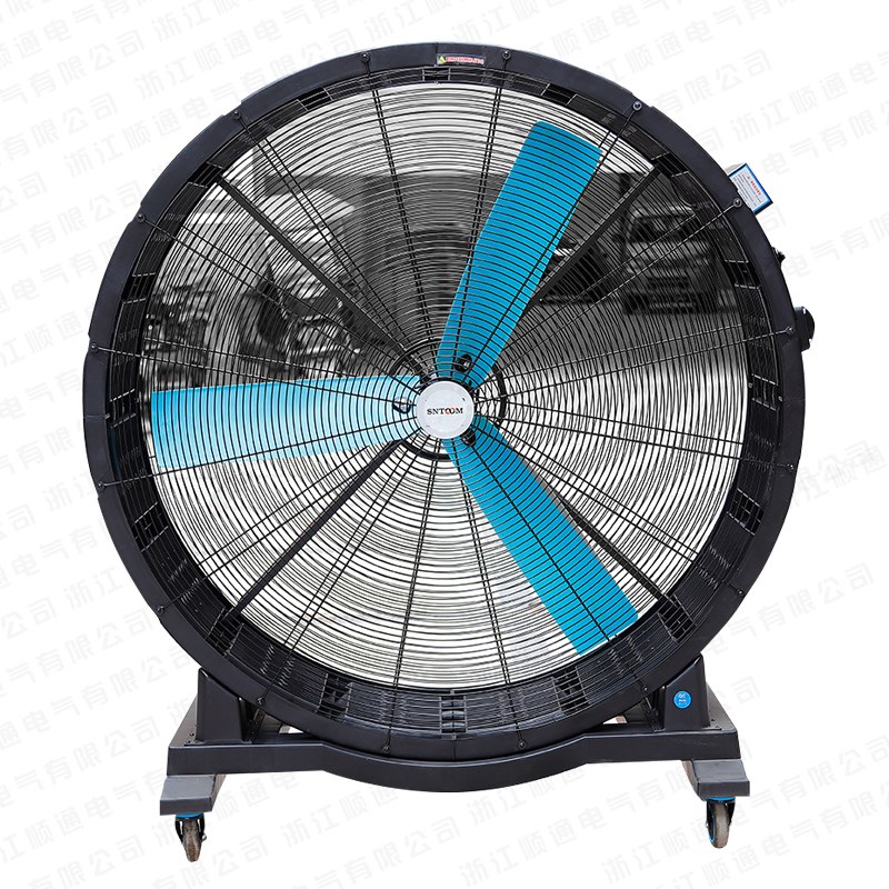 新款移动永磁无刷风机大型车间工业风J扇强力落地仓库工厂用大