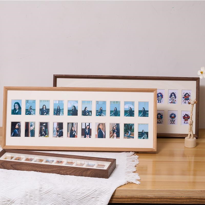 多相片榫卯相框h多张组合儿童情侣卡通风景单双排10相片20相片
