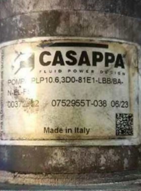 CASAPPA凯斯帕齿轮泵 PLP10.6,3 D0-81E1- LBB/TBA-N-EL FS
