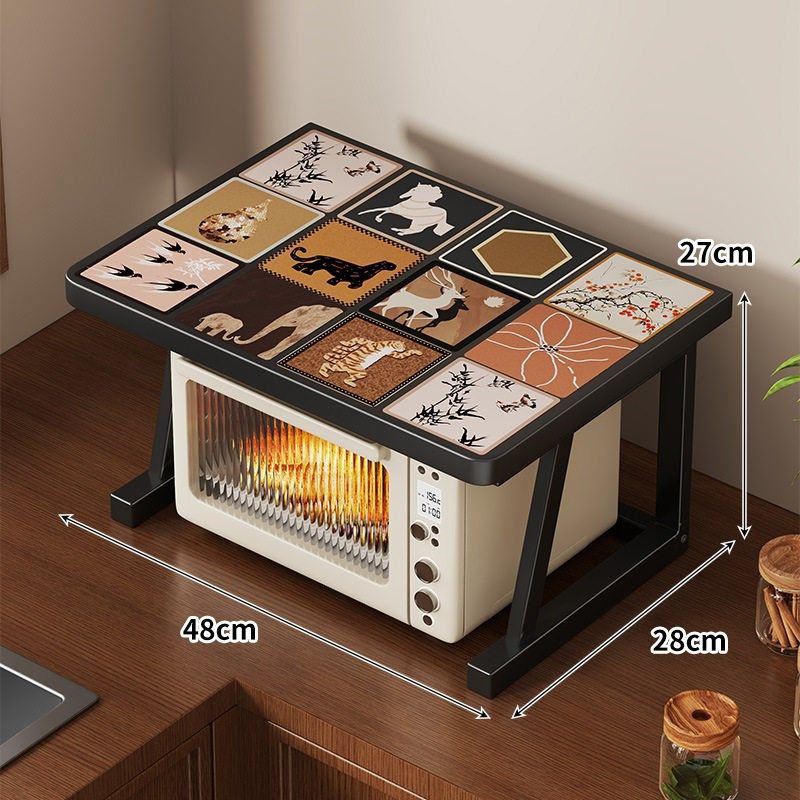 厨房微波b炉置物架家用台面双层支架收纳柜桌面多功能烤箱上方架,厨房/烹饪用具,微波炉置物架,淘宝优惠券,粉丝福利购,淘宝优惠卷