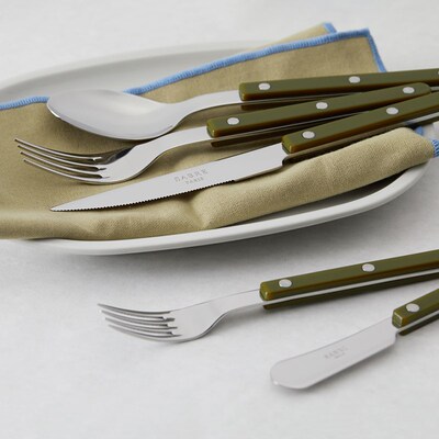 法国Sabre Paris不锈钢刀叉套装西餐餐具牛排刀叉 Z家用勺子黄