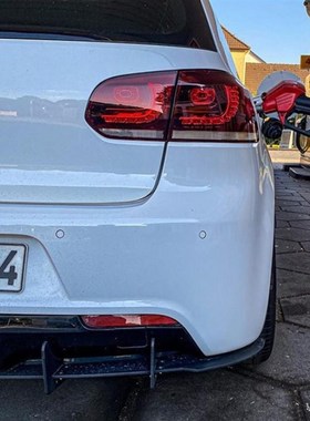 适用福斯Gdolf6R Golf MK6 R 高6R 尾唇后刀锋风刀扰流板改装