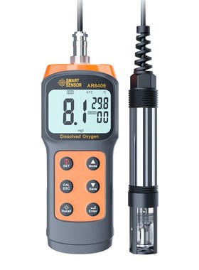 AR8406溶氧仪便携式检测仪鱼塘水产养殖水质T检测溶解氧测定仪