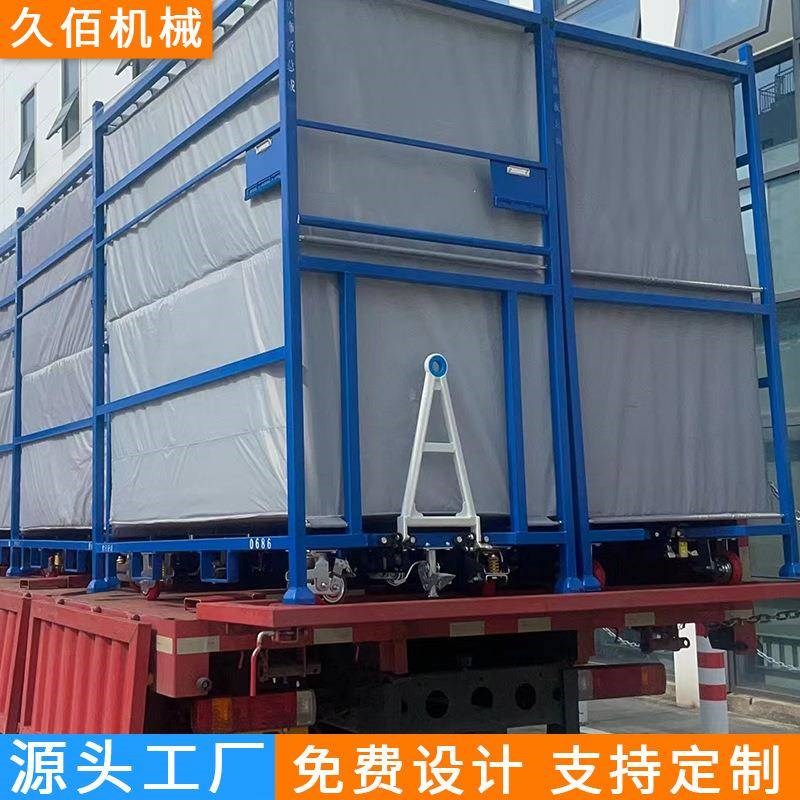 供应堆垛架金属折叠布料架插管堆货架钢制周转架面料堆.高架巧固