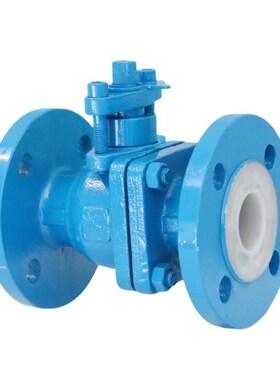 厂家供应衬氟球阀Q41F46-16CC铸钢衬氟手动法兰球阀防腐蚀衬氟阀