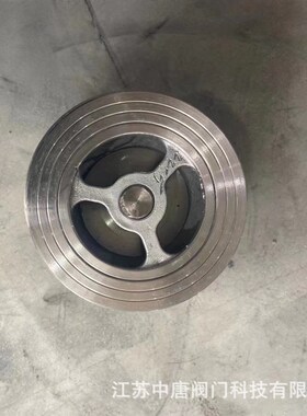 H71W16止V不锈钢2205对夹式回阀 双相CYG钢M升降式-2逆止阀 205止