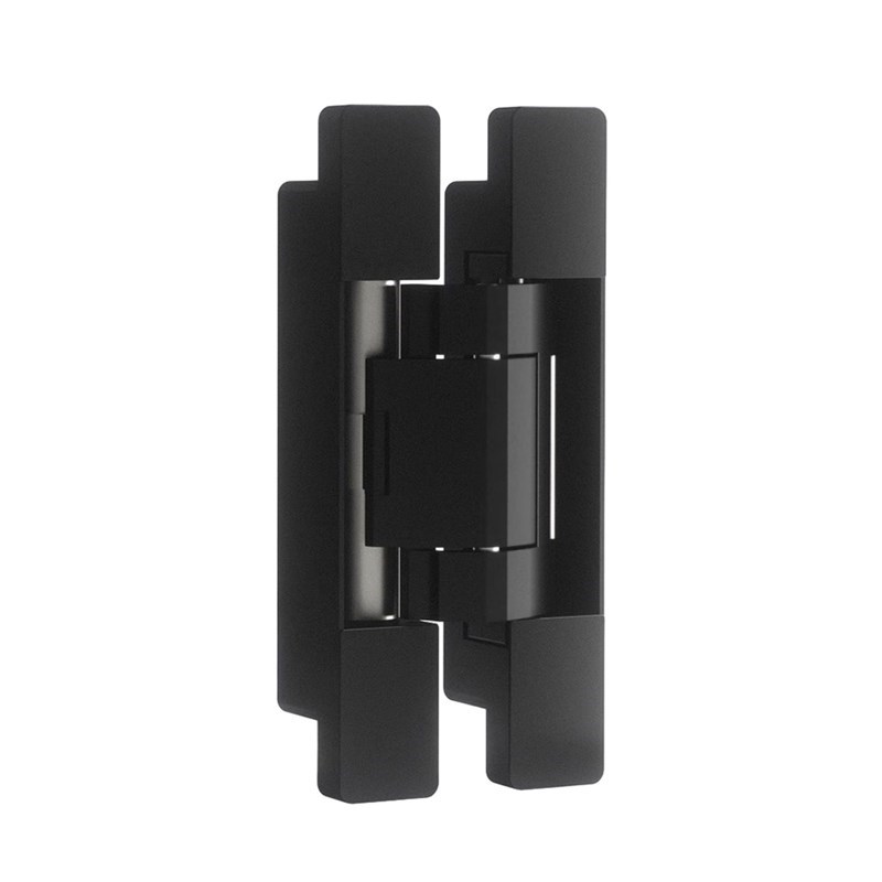 液压隐藏合页免开孔n柜门合页自动缓冲液压阻尼闭门器暗门十字铰