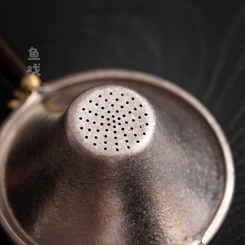 鱼戏手工b纯钛茶漏茶滤器茶水分离茶隔茶叶滤茶器过滤网茶道零配,餐饮具,茶道/零配,淘宝优惠券,粉丝福利购,淘宝优惠卷
