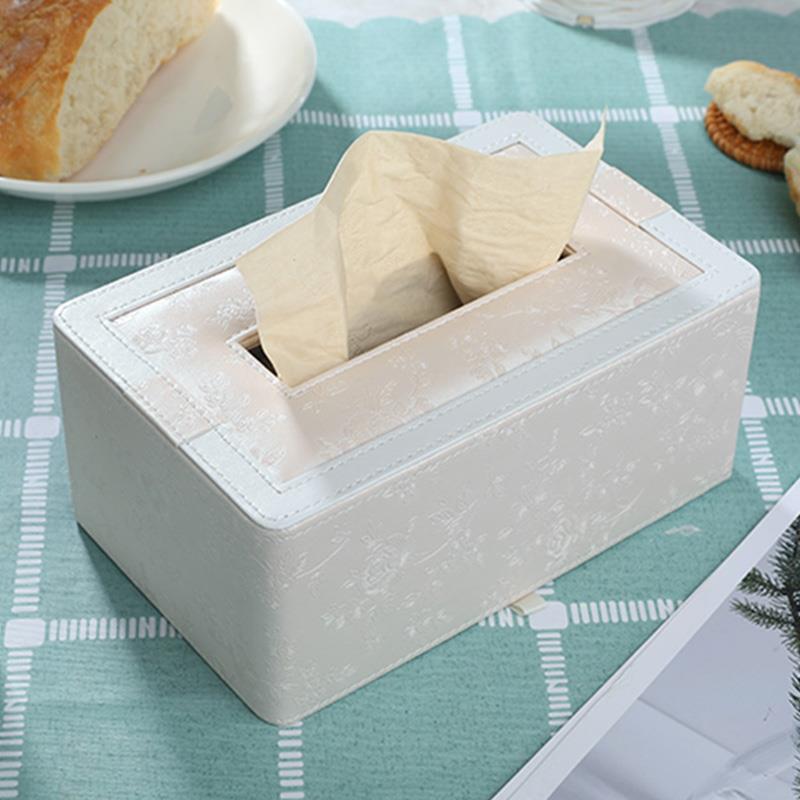 皮革抽纸盒家用 客厅 茶几创意可爱桌面餐巾纸抽盒卧室少女纸巾盒