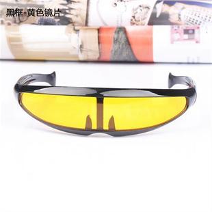 一字X战警小框挡风户外防紫外线墨镜 太阳眼镜男骑行钓鱼眼镜个性