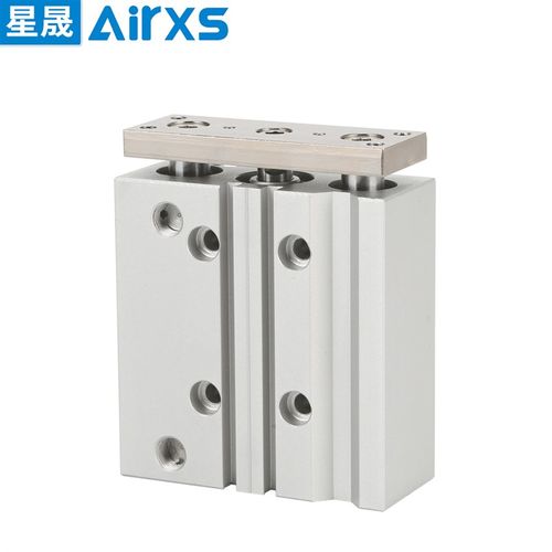 亚德客型TCM16X30S三杆导杆气缸TCM12-20S三轴铜套气缸TCL25-50S