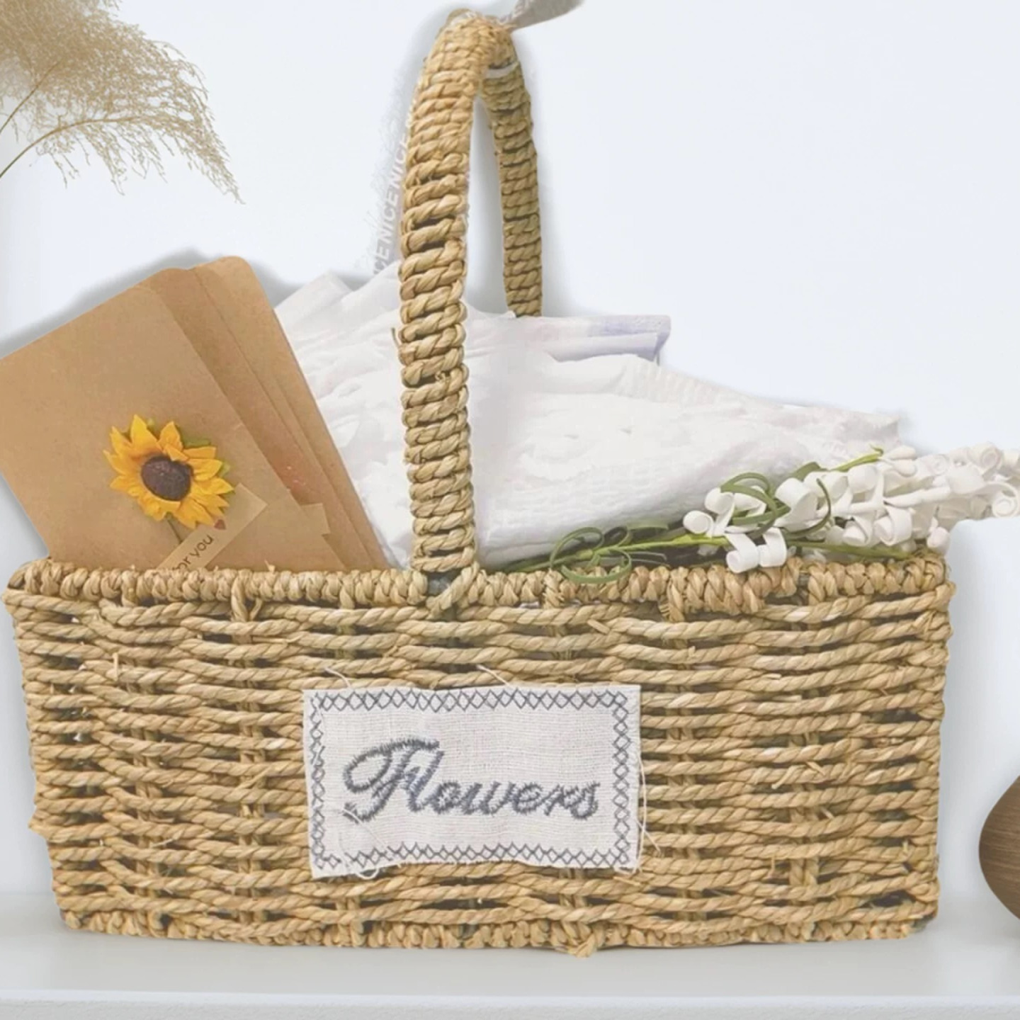 草编柳编藤编创意花盆插花鸡蛋花篮绿植鲜花编织壁挂手提水果篮子