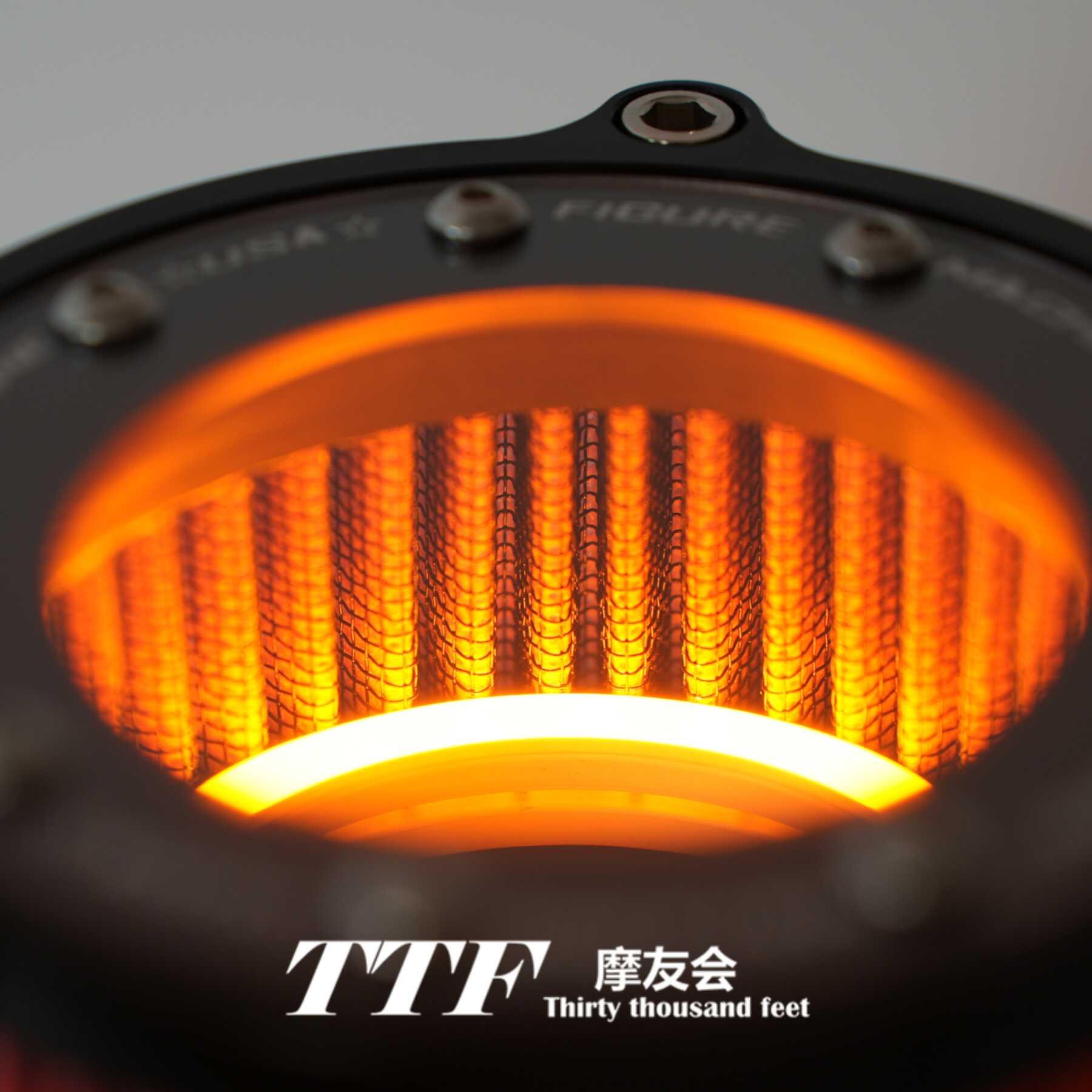 摩托车12V灯带LED发光替换空滤芯氛围灯GV300灰石改装防水无损装