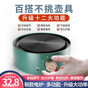 电陶炉煮茶迷你煮茶器小型电热炉电磁炉专用玻璃茶具泡茶家用围炉