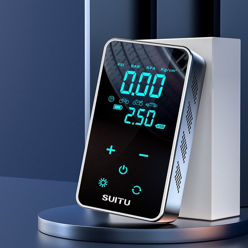 车载无线充气泵汽车便携式打气泵电动小轿车用轮胎打气筒冲充气宝