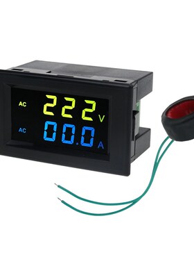 D85-2042AG高清液晶数显数字交流电压电流表 Voltmeter ammeter