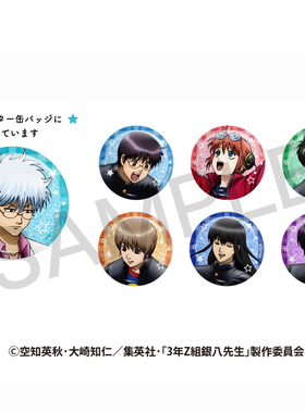 预订 realize 银魂 3年Z组银八 裁缝 吧唧徽章 周边DZ1005