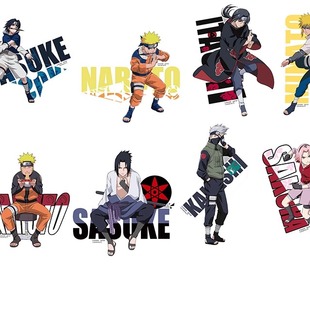 现货正版 火影忍者贴纸旅行箱墙贴笔记本防水动漫卡通安全帽贴纸