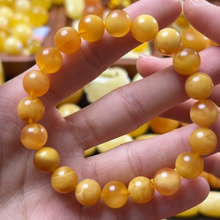 精品！卡9大+溶洞妖花蜜糖圆珠手串