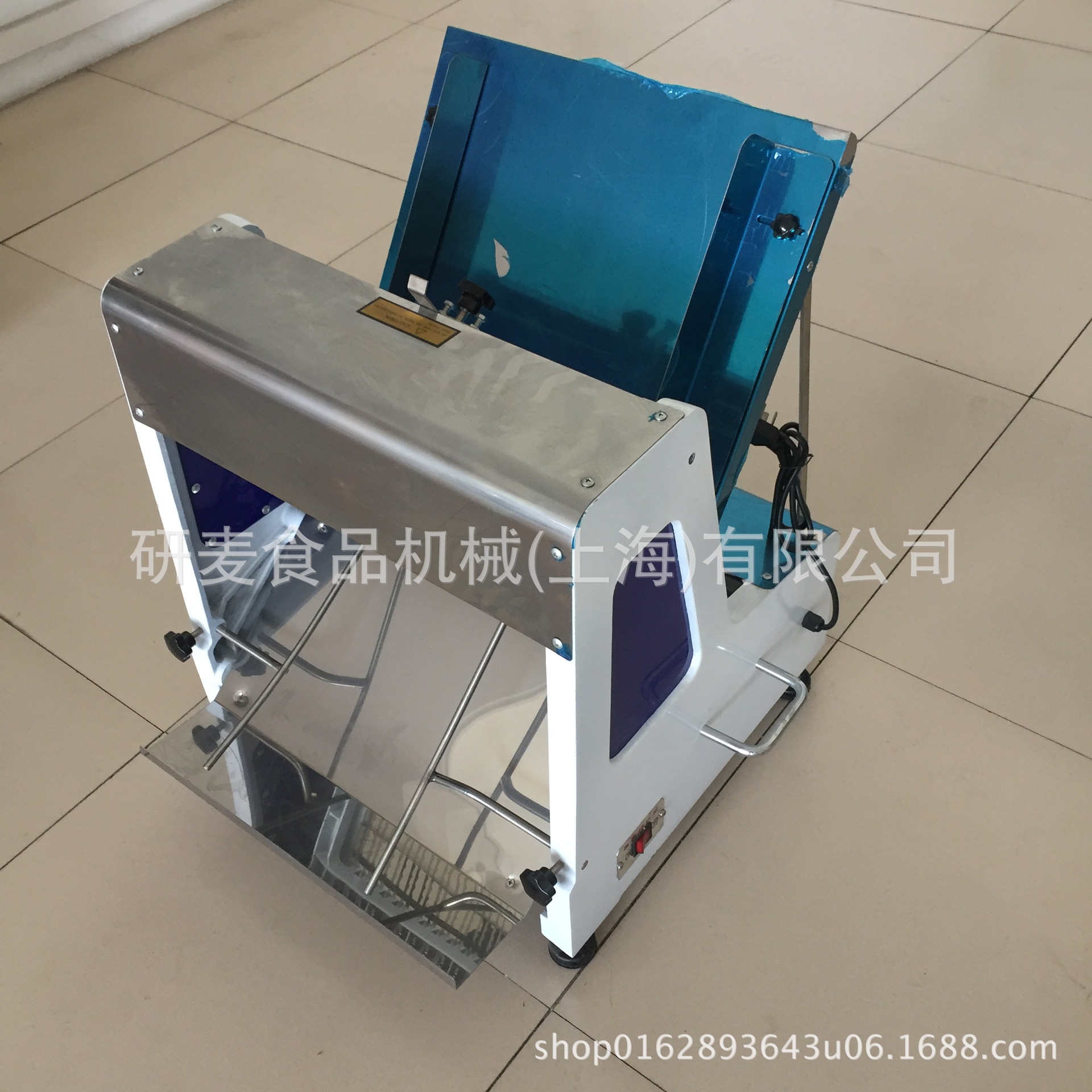 商用面包吐丝切片机 不锈钢切面包 方包分片(31片)电动细齿刀