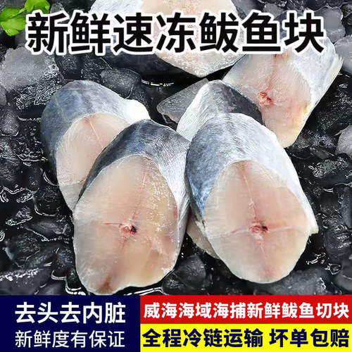 海捕新鲜冷冻马鲛鱼段鲅鱼块