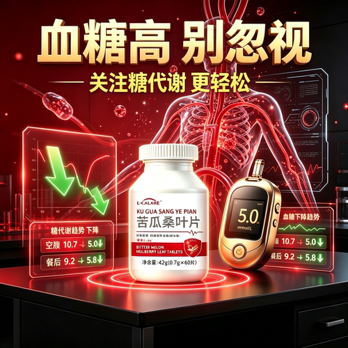 康克平糖片KCK平糖片中老年养护品调理血糖血脂缓解空腹血糖高