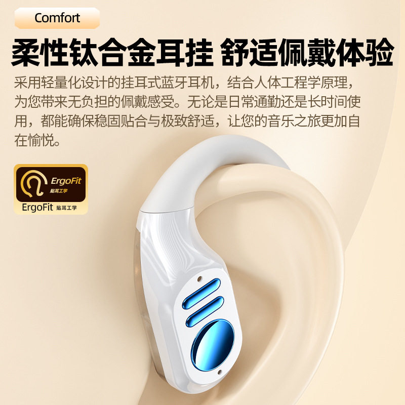 2026商务开车挂耳不入耳式运动无线蓝牙耳机降噪超重低音手机通用