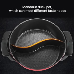 1300W 220V 6L Electric Hot Pot MultifucKtional Mandarin Duck