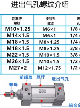 SMC标准气缸MDBL/MBBm/MDBB32-40-50-25-80-125-350-75Z-100Z-200
