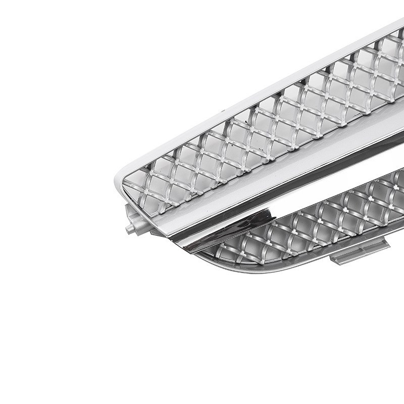 适用2003-2009款CLK(W209 D)改装AMG中网 全银 进气格栅 面罩